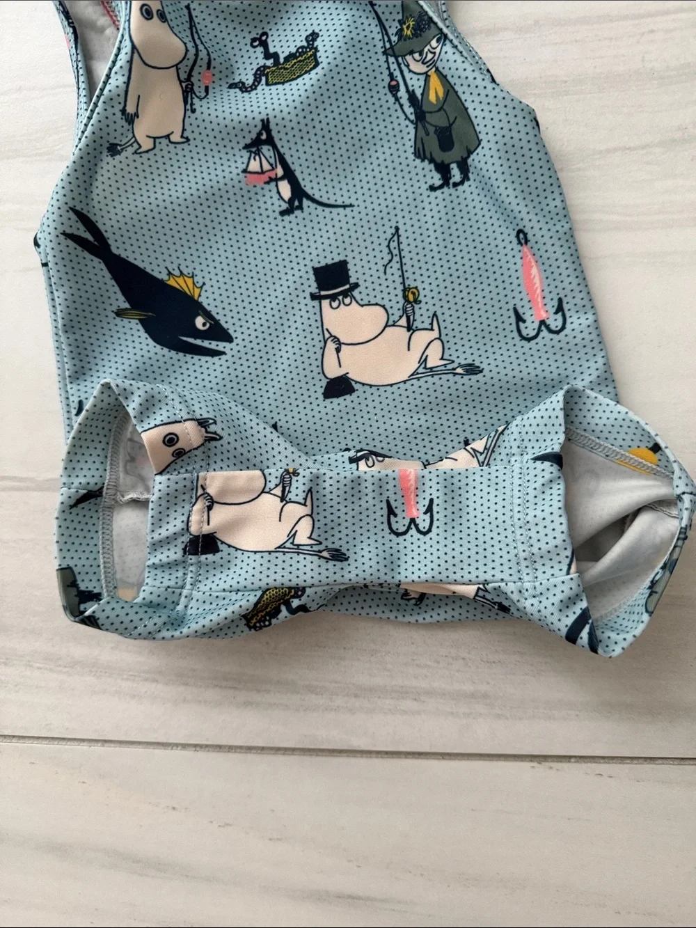 Moomin by Martinex Light Blue Baby Bathing Suit Unisex Size 62/68 cm/3-6M
